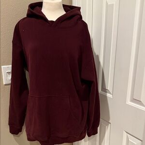 Lululemon Women's Burgundy Hoodie Sweater